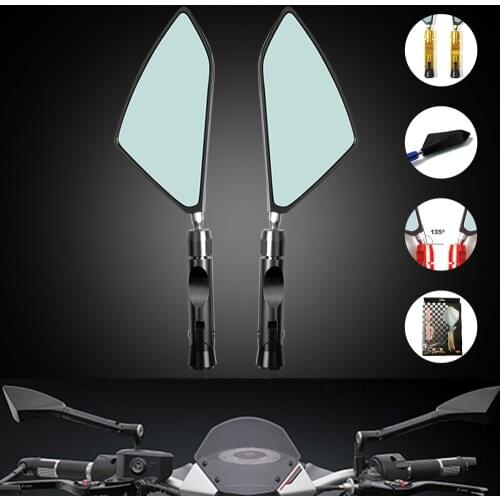 Universal Motorcycle rearview mirror motorbike Side Mirrors For Aprilia RSV4 RF 1000 Tuono V4 Dorsoduro 750 Tuono 1000 Falco