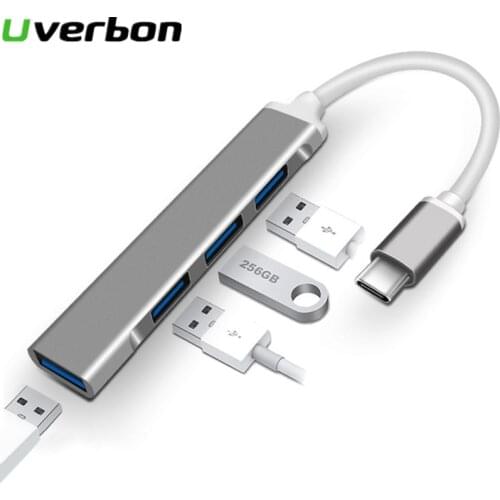 4 In 1 USB Type C HUB USB 3.0 5 Ports 5Gbps High Speed Multi Function USB C Dock Adapter For Macbook Pro Huawei Matebook