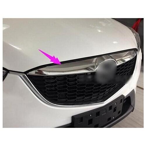 1pcs ABS Front Grill Grille Cover Trim For Mazda CX-5 2013 2014
