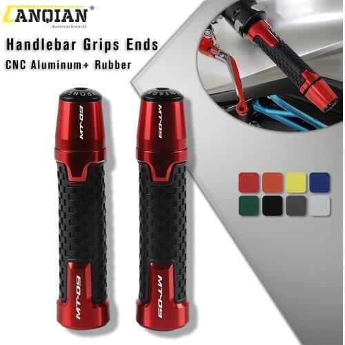 22MM Motorcycle Handlebar Grips Handle Bar Cap Ends For YAMAHA MT09 FZ09 MT-09 FZ-09 FJ-09 FJ09 MT FZ FJ 09 2013-2019 2020 2021