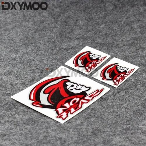 3pcs/lot car styling vinyl decal fashion brand motorcycle decorate bike sticker bumper for NO FEAR