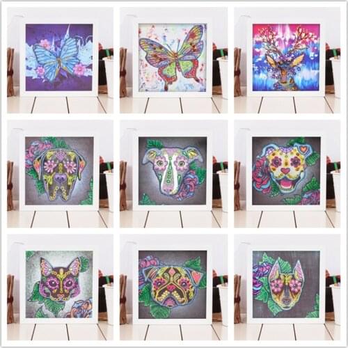 DIY special diamond painting cartoon animal combination 5D embroidery mosaic home decoration