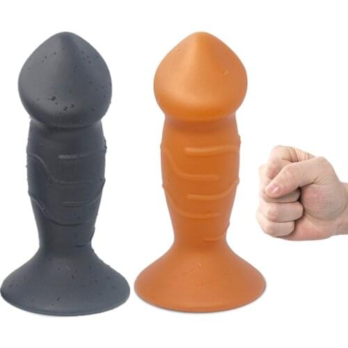 Huge Anal Plug Silicone Soft Anal Dildo Big Butt Plug Prostate Massage Anus Masturbator Dilator Adult Sex Toys for Men Woman Gay