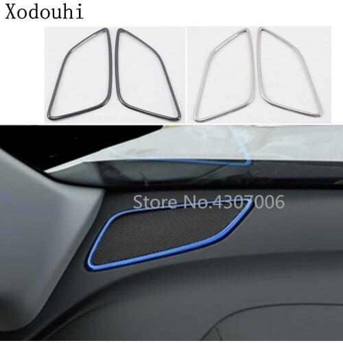 Car Front Air Conditioning Outlet Vent Styling Garnish Cover Frame Trim 2pcs For Chevrolet Equinox Third GE 2017 2018 2019 2020