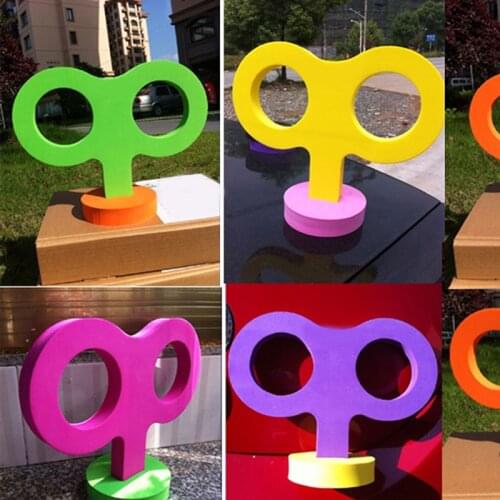 Car Styling Rear View Clockwork Helmet Car Decorating Accessories Without Light