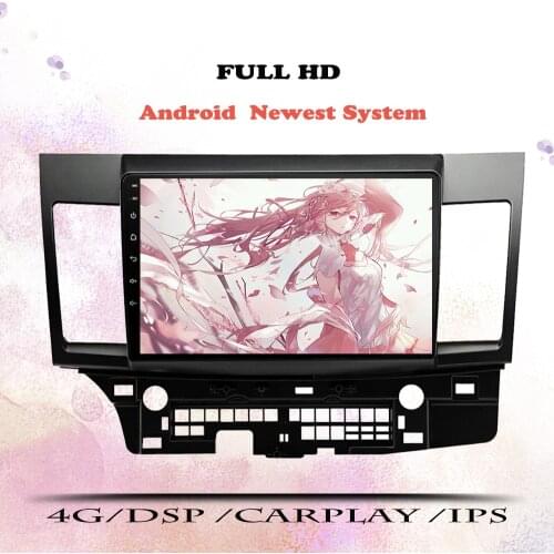 10'' GPS Navigation Car Video Android 10.0 Player For MITSUBISHI LANCER 2007-2018 Multimedia Autoradio USB System Stereo DVD