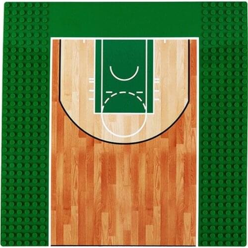 City Road Street Baseplate Accessories Parking Riverside Crossroad Straight Curve Building Blocks MOC City Base Plate