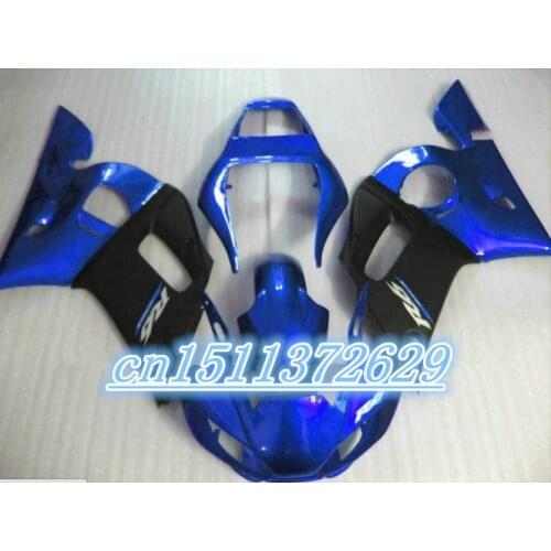 Bo blue black fairings for YZF R6 1998 1999 2000 2001 2002 fairings kit R6 98-02