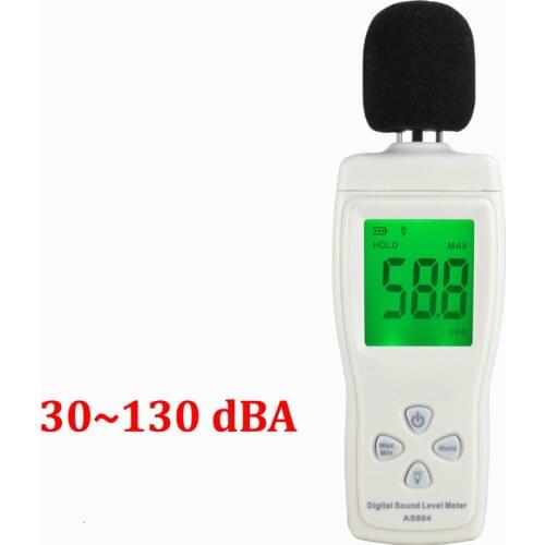Digital sound level meter Measure 30-130dB Noise dB Decibel meter Monitoring Testers Metro Diagnostic-tool
