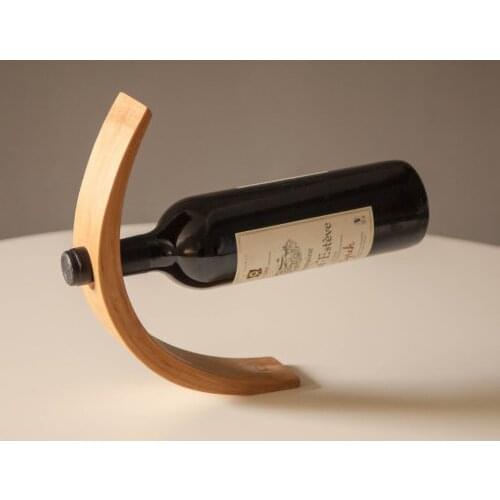 Home Creative Bamboo Red Wine Rack Simple Wine Bottle Bracket Decoration Home Cabinet Decoration Living Room Display Crafts