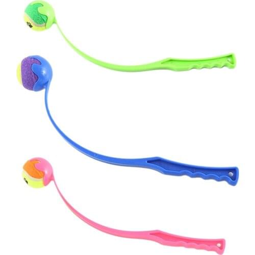 Pet Tossing Cue And Dog Training Toy Ball Tossing Device Outdoor Tennis Training Tossing Toy Pet Toy