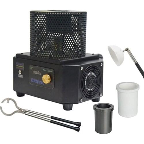 220V 4KG 1600 Degree Gold Melting Induction Machine Furnaces For Melting Bronze Steel Iron Silver Copper