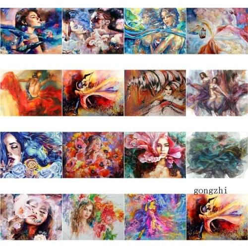 5D Diy Diamond Painting Flower Fairy Dance Girl Kit Full Drill Square Embroidery Mosaic Art Pictures of Rhinestones Decor Gifts