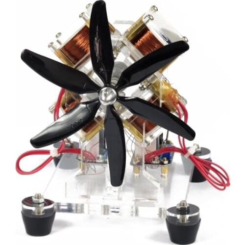 DIY engine principle construction physics experiment equipment teaching instrument Brushless motor Hall fan blade miniature