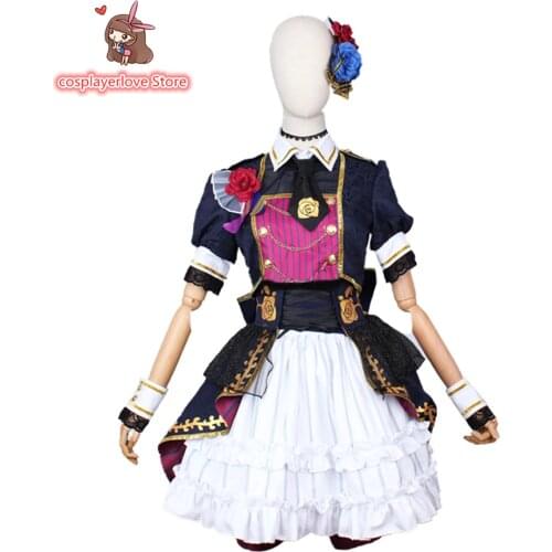Hot game BangDream Roselia Minato Yukina Cosplay Costume Halloween Christmas Costume
