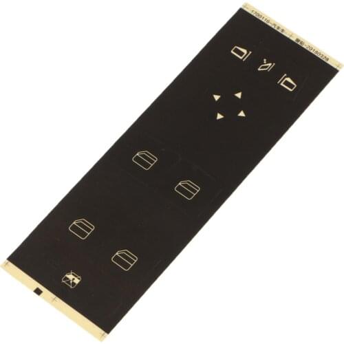 Electric Power Window Switch Button Cover Cap Sticker For Mercedes Benz W204