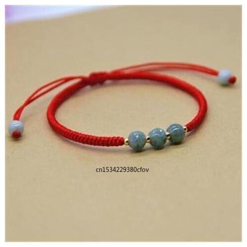 Natural Emerald 8mm Green Beads Bracelet Adjustable Bangle Charm Jewellery Fashion Accessories Hand-Carved Woman Luck Amulet