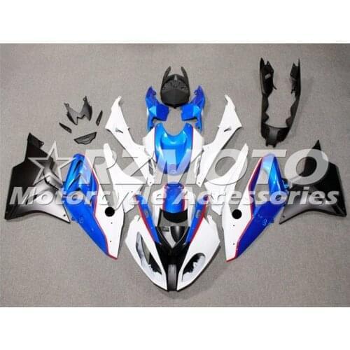 New ABS Plastic Shell Motorcycle Fairing kit Fit For BMW S1000RR 2015 2016 15 16 Bodywork Set Custom Blue White