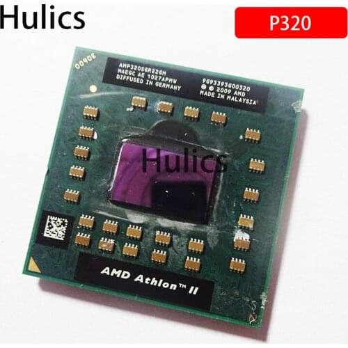 Hulics Original AMD Athlon II Dual-Core Mobile P320 2.1 GHz Dual-Core Dual-Thread 2009 09 CPU Processor AMP320SGR22GM Socket S1