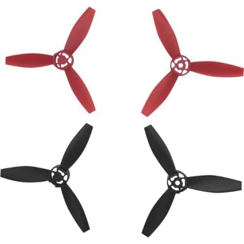 4Pcs/Set Black/White/Red Plastic Propellers Durable Quick Release Prop Blades for Parrot Bebop 2 Drone/fpv 2.0