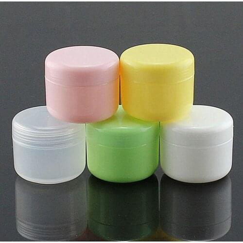 50g Refillable Bottles Plastic Empty Makeup Jar Pot Travel PP Mask Box Face Cream/Lotion/Cosmetic Container