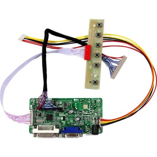 DVI VGA LCD Controller Board RT2281 For 19" G190ETN01.6 LCD Screen 1280x1024