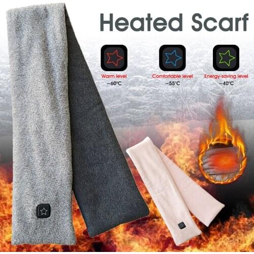 Smart Heating Scarf Warm Palace Hot Compress Cervical Spine USB Charging Self-heating Bib For Men And Women