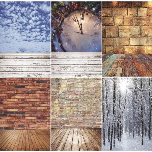 Vinyl Custom Photography Backdrops Prop Wooden Planks Theme Photography Background TI200427-01