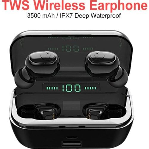High Quality Bluetooth Headset Mini TWS Wireless Earbuds HD Stereo Headset 5.0 Bluetooth Headset