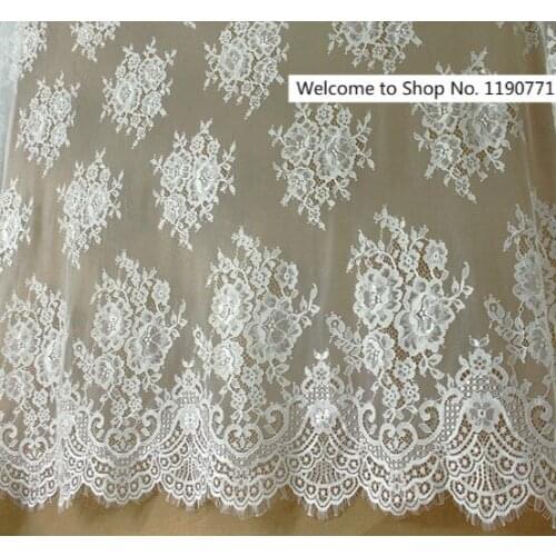 3 meters long fine high - grade lace fabric wedding dress dress lace accessories