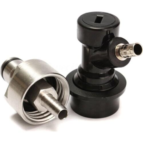 1set Stainless Carbonation Cap + Carbonator Liquid Ball Lock Disconnect 1/4"Barb