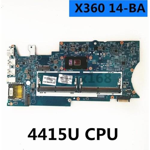 SR348 4415U CPU for HP Pavilion X360 14-BA Laptop Motherboard 926324-601 923691-601 448.0C209.0021