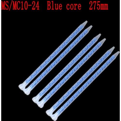 20pcs Resin AB Glue Epoxy Static Mixer Mixing Tube 275mm Mixing Nozzle for Two Component Liquid Mixing Machine AB Glue Gun