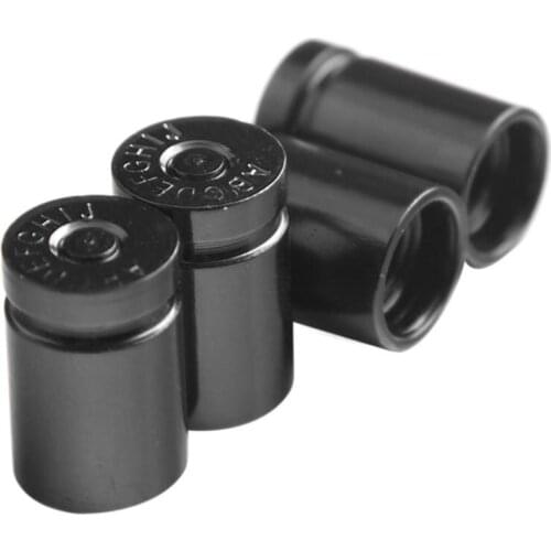 4 Pcs Car Tire Stem Valve Cap Aluminum Universal Wheel Tire Stem Valve Cap Dust Covers For Vehicle Truck Motorcycle Bike 11x17mm