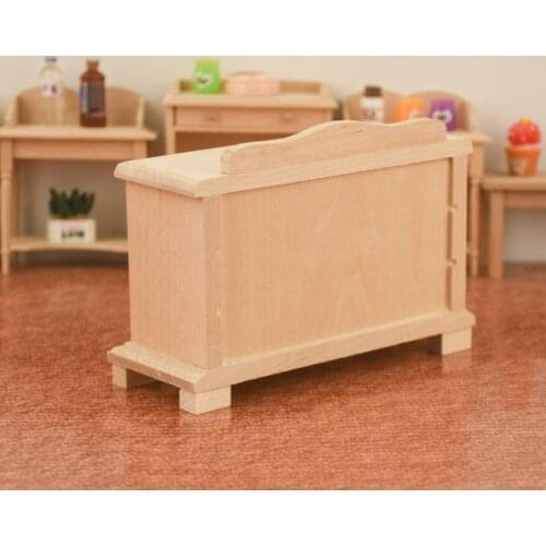 1/12 Scale TV Cabinet Display Showcase Model Baby Doll Furniture Decoration