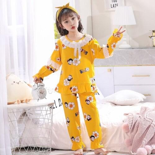Kids Boys Lace Pajamas Sets Toddler Pyjamas Children Clothes Christmas Sleepwear Child Cotton Pijamas Baby Girls Homewear