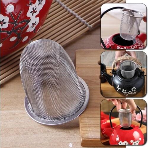 Diameter 5.1-9 CM Mesh Tea Infuser Reusable Tea Strainer Stainless Steel Teapot Leaf Spice Filter Drinkware Kitchen Accessories