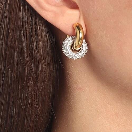 DM Women's Gold Earrings