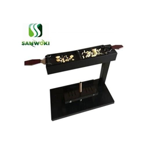 Double layers electric semi-circle butter roaster Cheese fondue Melter ham fryer pan chocolate waming pan Cheese slice baker