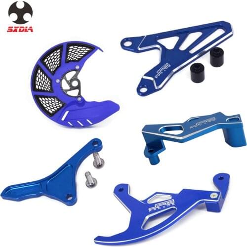 Motorcycle Brake Guard Caliper Engine Protection Rear Brake Sprocket Cover Guard For YAMAHA YZ250F 2014-2017 YZ450F 2014-2017