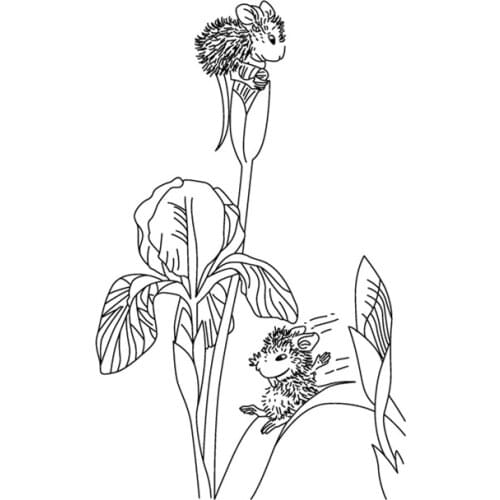 Mouse stamp Clear Stamp for Scrapbooking Transparent Silicone Rubber DIY Photo Album Decor A91