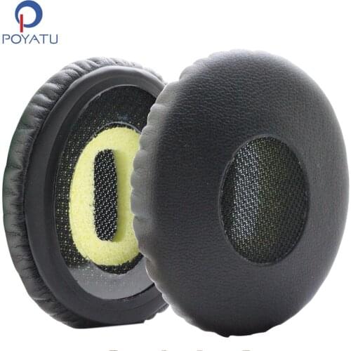 Poyatu Black Soft Earpads For Bose On-Ear OE2 OE2i Headphone Replacement Ear Pad Ear Cushion Ear Cups Ear Cover Repair Parts