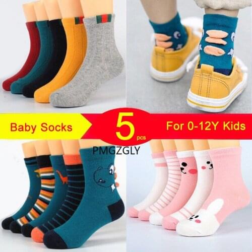 5 Pairs Infant Baby Socks Summer Cotton Baby Socks for Girls Newborn Boys Toddler Socks Baby Clothes Accessories Baby Meias Para
