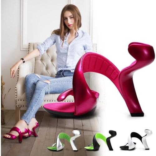 Snake-Shaped Bottomless Sandals Shoes Women Sexy High Heels Summer Shoes Design 2021 Lady Summer Sandals for Wedding