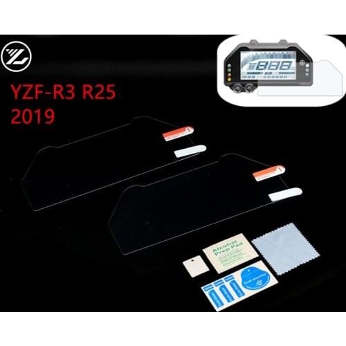 Moto Cluster Scratch Protection Film Instrument Dashboard Cover Guard TPU Blu-ray for yamaha YZF-R3 R25 r3 yzf r25 2019