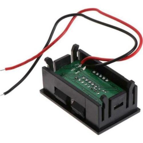 1PCS Mini Digital Voltmeter Ammeter 24/36/48/60V Car Marine Motorcycle LED Digital Voltmeter Voltage Meter Battery Gauge