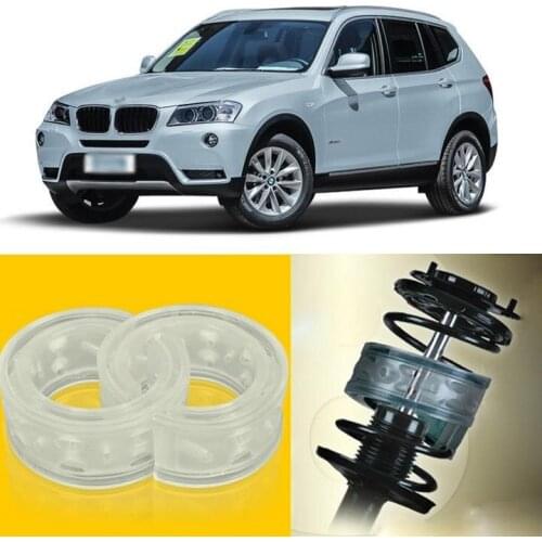 2pcs Power Front /Rear Shock Suspension Cushion Buffer Spring Bumper For BMW X3