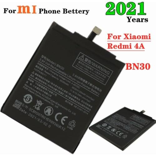 2020 Years Phone Battery BN30 3120mAh for Redmi 4A Hongmi 4A Replacement Batteries High Quality Rechargeable Batterie