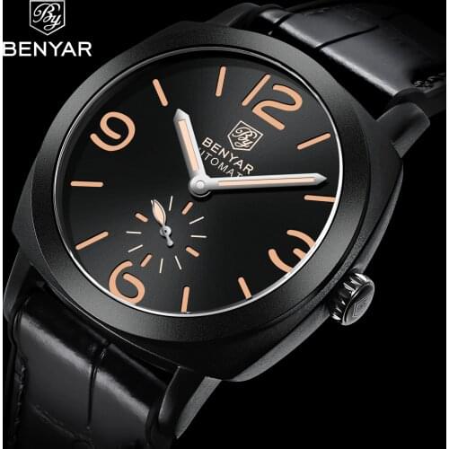 2021 Benyang Design Top Brand Luxury Watch Mens Automatic Mechanical Watch Mens Sports Waterproof Clock Relogio Maasculino