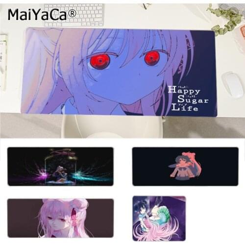 Happy Sugar Life My Favorite gamer play mats Mousepad Size for large Edge Locking Speed Version Game Keyboard Pad